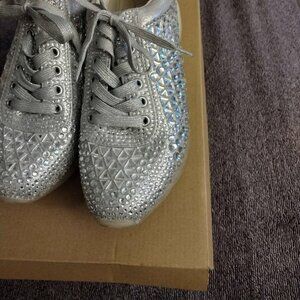 White gem sneakers